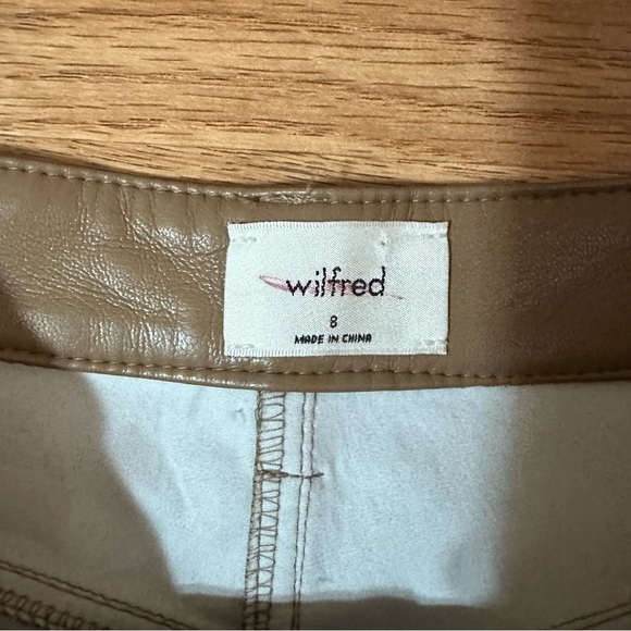 Wilfred Aritzia Melina Beige Crop Pants Size 8 - Picture 5 of 5